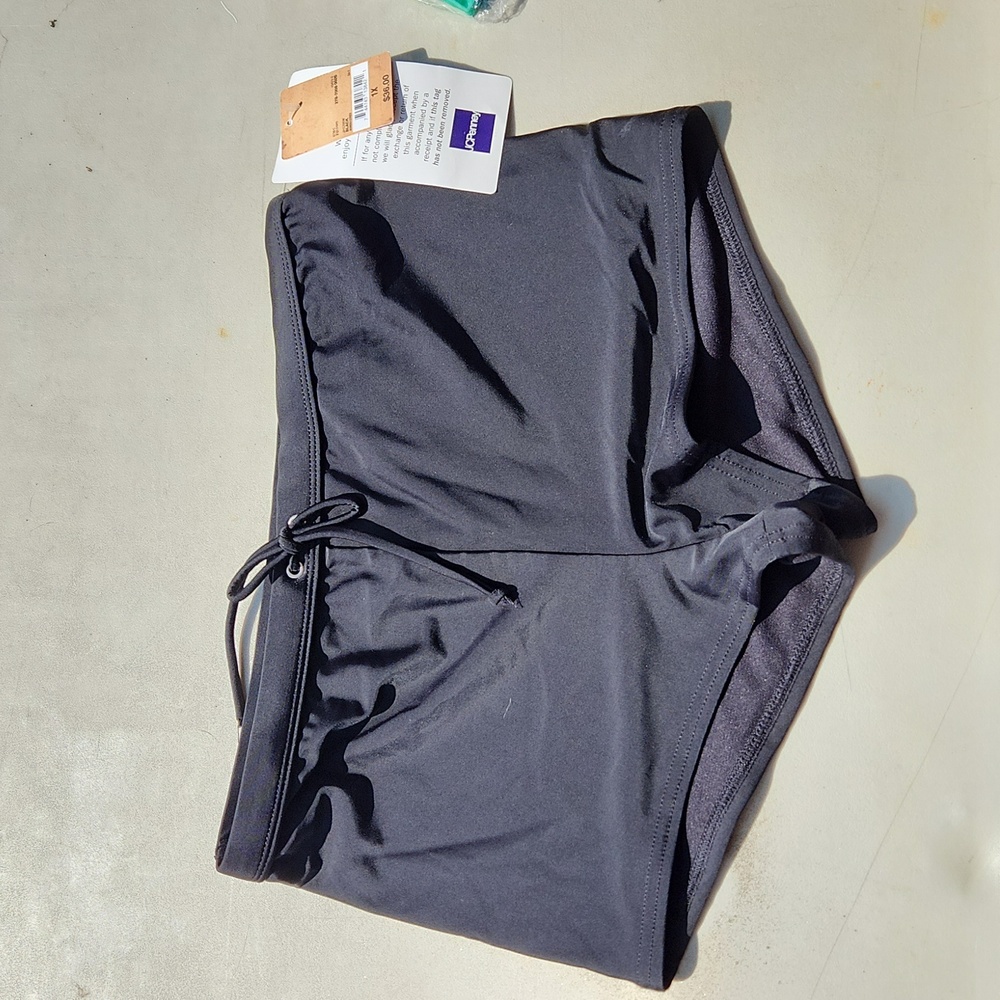 NWT Black Swim Bottoms, Arizona Brand